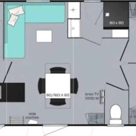 Kemp Mobilhome Idealement Situe 3 Ch Domaine De La Yole 5etoiles Vendres
